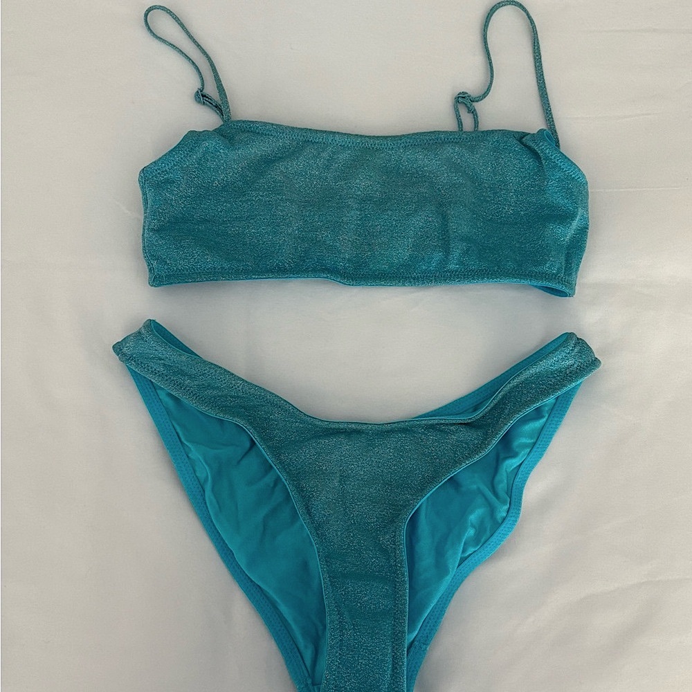 Sparkling Teal Bikini Set